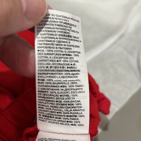 Baby Gap Brannan’s Favorites red cotton joggers EUC size 3 - Picture 9 of 9